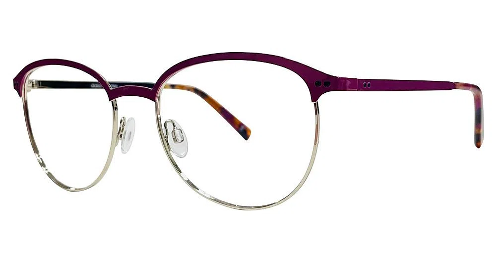 Daisy Fuentes DFGessica Eyeglasses - Red/gold - view 2